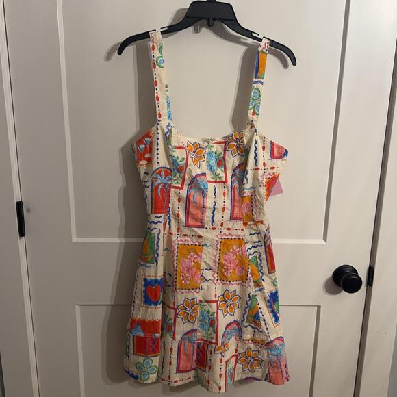 House of Harlow 1960 Dresses & Skirts - House Of Harlow 1960 Dress Sz M Multicolor Floral Fit & Flare Sundress